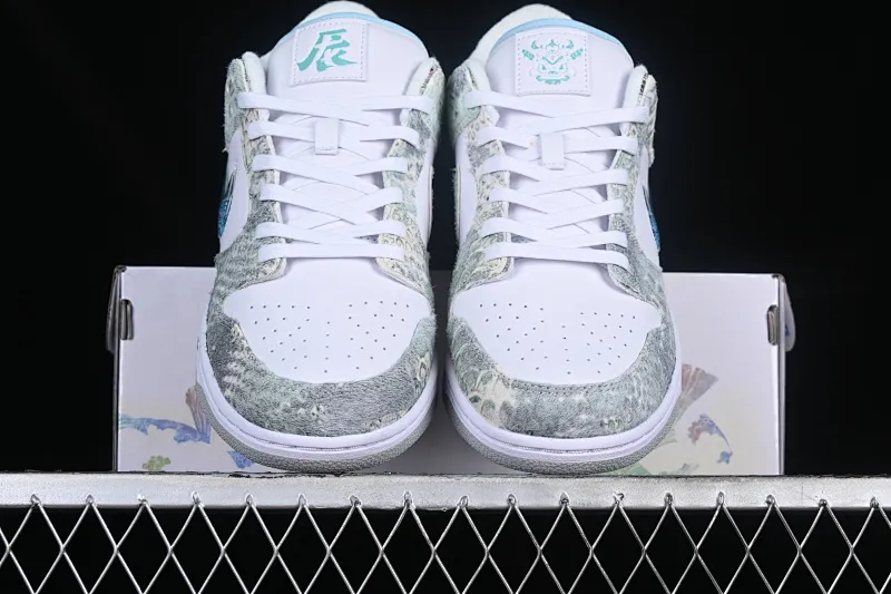 All Categories Nk SB Dunk Series Nk SB Dunk Low Low-top sneakers Nk Dunk Low CNY Year of the Dragon limited New Chinese style customization Steam Puppet-Third Prince Ao Bing SB low-top casual sneakers DV0831-101
